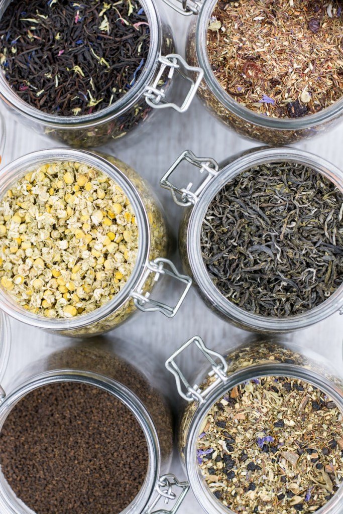 Six Condiments On Jars