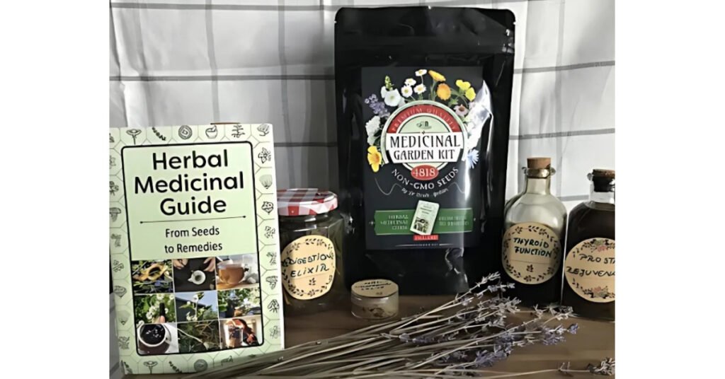 The Medicinal Garden Kit Makes Herbal Learning Hands-on With 10 Grow-Your The Medicinal Garden Kit Makes Herbal Learning Hands-on With 10 Grow-Your