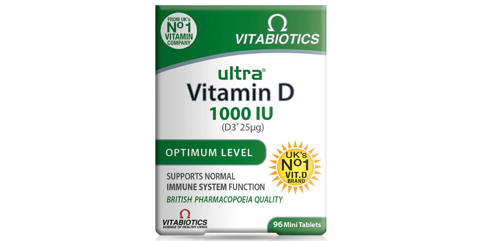 Vitabiotics vitamin D tablets