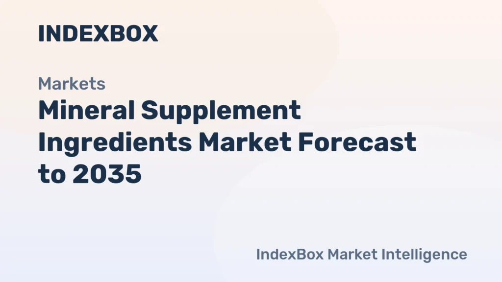 Mineral Supplement Ingredients Market To 2035: Aging Demographics and Bioavailability Science Drive Growth – News and Statistics Mineral Supplement Ingredients Market To 2035: Aging Demographics and Bioavailability Science Drive Growth - News and Statistics